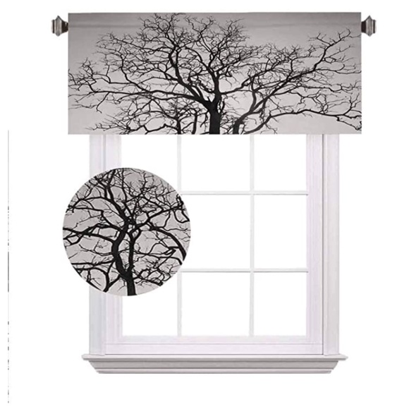 Other - NEW Forest Home Decor Blackout Tree of Life Valance with Rod Pocket (52"x 18")